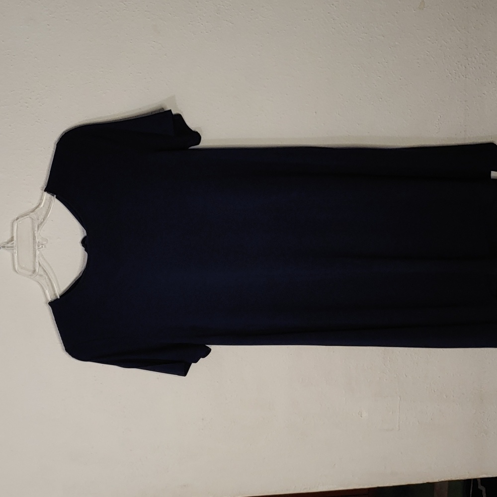 The Loft Women's Size Medium Tie Back Above Knee Tee Shirt Dress